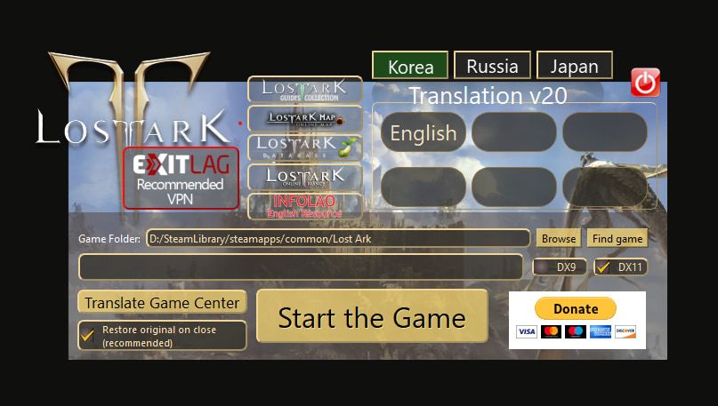 Download English Patch for Lost Ark